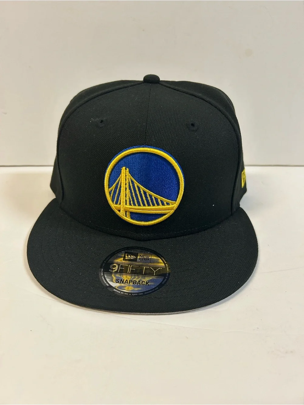New Era Black and Yellow Golden State Snapback Hat